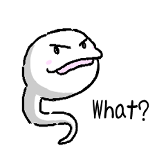 [LINEスタンプ] おたまじゃくしのたまお(かわっちの友達)