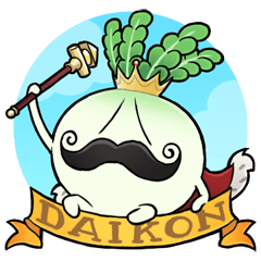 [LINEスタンプ] ダイコン王の野望ッッッン！！