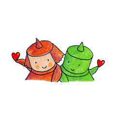 [LINEスタンプ] アマンダ ＆ ポール スタンプ