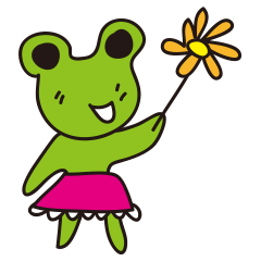 [LINEスタンプ] かえるちゃん。 