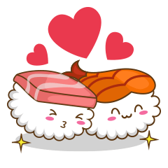 [LINEスタンプ] おいしそうな日本料理のステッカー 
