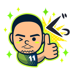 [LINEスタンプ] ガイナーレ鳥取 選手LINEスタンプ 