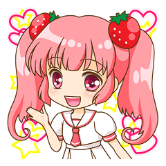 [LINEスタンプ] 野乃原 いちご (ichigo)