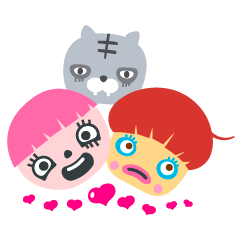 [LINEスタンプ] ミック＆アリー 