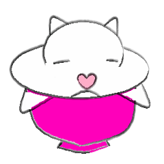 [LINEスタンプ] どんぶり猫？のもちゃ 