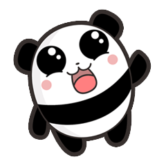 [LINEスタンプ] Bob - the Panda Bear - funny (EN) 
