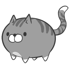 [LINEスタンプ] ボンレス猫 