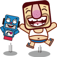 [LINEスタンプ] 123 Woodman 