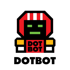 [LINEスタンプ] ドットボット｜弱気編 