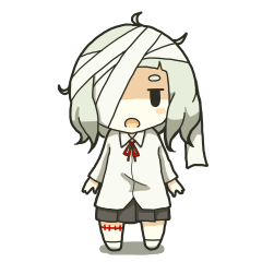 [LINEスタンプ] ゾンビっ娘ブラン