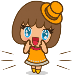 [LINEスタンプ] 青い目の少女アオイ 
