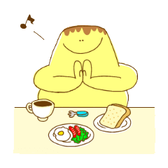 [LINEスタンプ] プリンくんの日常