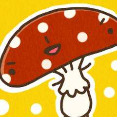 [LINEスタンプ] きのこ一族 その1 