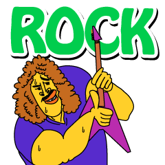 [LINEスタンプ] ロックスター育成音楽専門学校