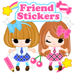 [LINEスタンプ] Friend Stickers -English- 