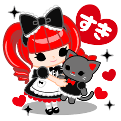 [LINEスタンプ] ゴシック＆ロリータ Petite Ellie⑪ 