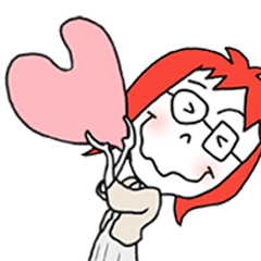 [LINEスタンプ] メガネっ子 fetchpriority=high