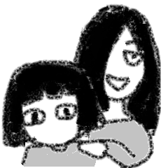 [LINEスタンプ] 不思議な女の子 
