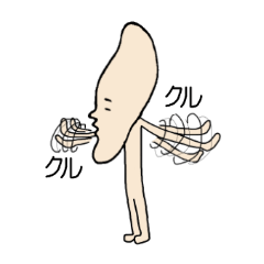 [LINEスタンプ] 下手っぴ長い頭。 fetchpriority=high