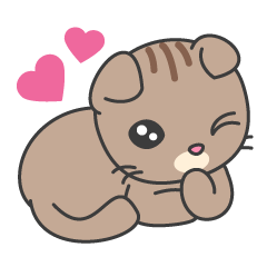 [LINEスタンプ] Fugui The Cat English Version fetchpriority=high