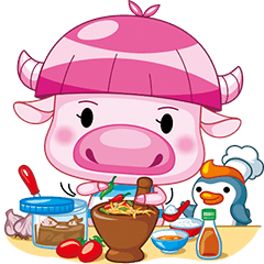 [LINEスタンプ] Chompoo ＆ Mameaw (English Edition) 
