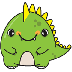 [LINEスタンプ] かわいい恐竜パック 