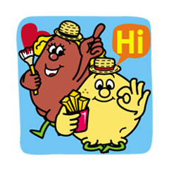 [LINEスタンプ] リズとピーター 1 fetchpriority=high