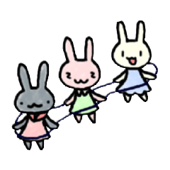 [LINEスタンプ] うさこの日々 