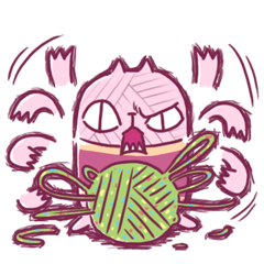 [LINEスタンプ] 毛糸猫「タバニャーン」 fetchpriority=high
