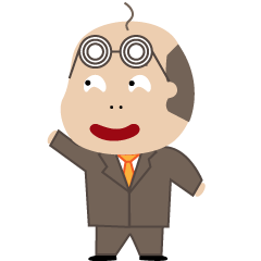 [LINEスタンプ] はげおやじ