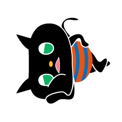 [LINEスタンプ] BORDER CAT 