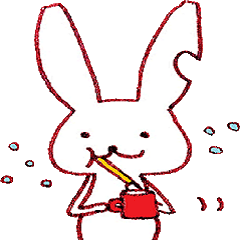 [LINEスタンプ] love rabbit 