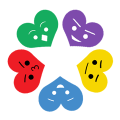 [LINEスタンプ] ハートでぽんっ 