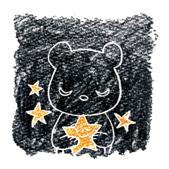 [LINEスタンプ] ミッカのクロクマ 