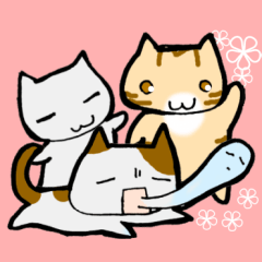 [LINEスタンプ] 直立二足立ち猫