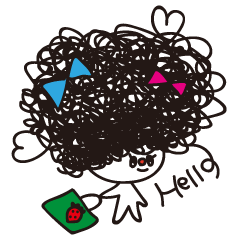 [LINEスタンプ] 変身アフロン fetchpriority=high