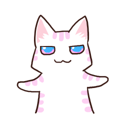 [LINEスタンプ] しまねこPINK 