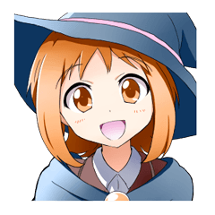 [LINEスタンプ] 魔女学園の少女たち