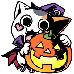 [LINEスタンプ] ハロウィン ニャゴス