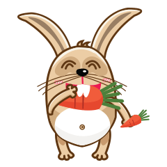 [LINEスタンプ] Baby Rabber