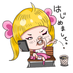 [LINEスタンプ] I am Miss.Love(Japan) 