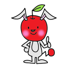 [LINEスタンプ] うさりんご 