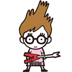 [LINEスタンプ] ウミウシRock少女 "ゾンネンちゃん"