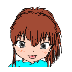 [LINEスタンプ] 天真爛漫少女「天子」 