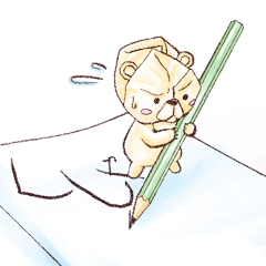 [LINEスタンプ] くしゃくまさん
