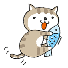 [LINEスタンプ] ねこ飼ってもいい？ 