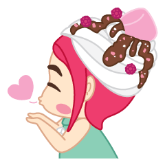 [LINEスタンプ] Inana with Sweets 