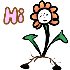 [LINEスタンプ] かわいいよ！お花っぷさん 