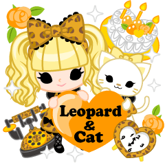 [LINEスタンプ] レオパード＆キャット 