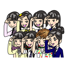 [LINEスタンプ] 私立恵比寿中学 ロボサンスタンプ 